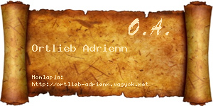 Ortlieb Adrienn névjegykártya